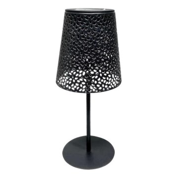 Lampă de masă solară LUVETRA LED/1xAA 4000K IP44 200 mAh neagră