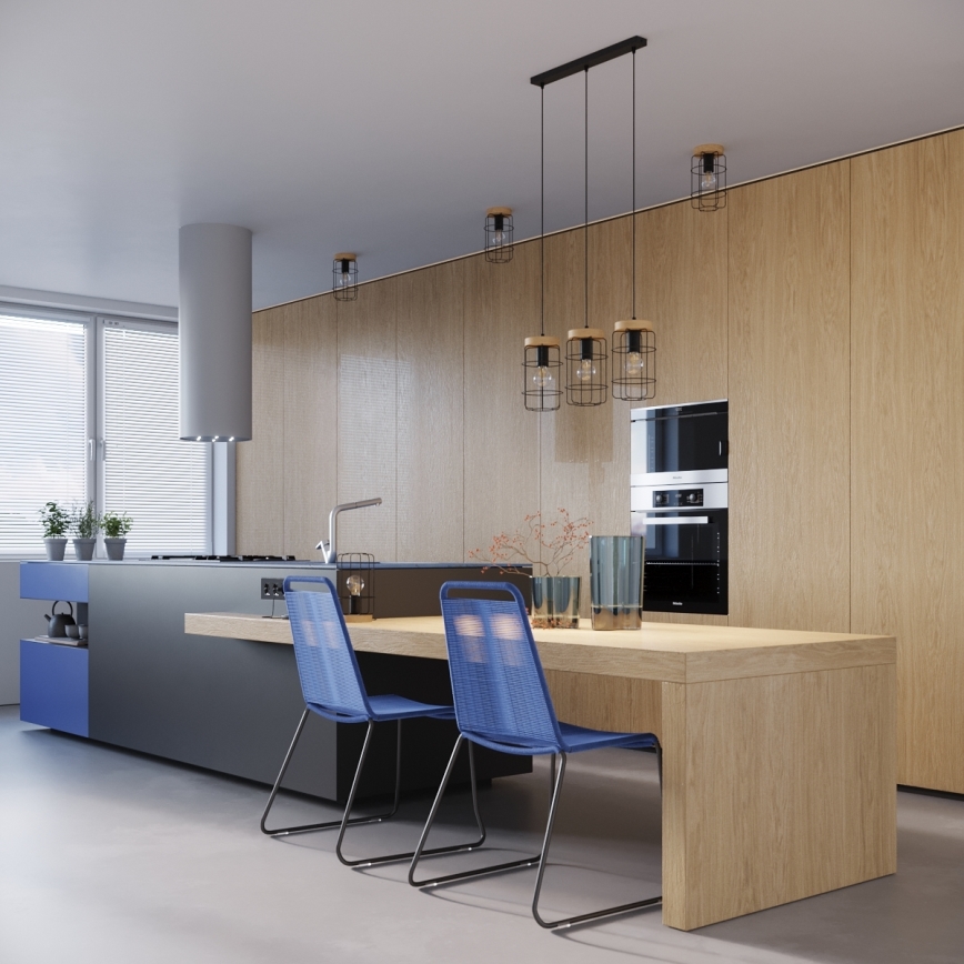 Lampă de masă GOTTO 1xE27/15W/230V negru