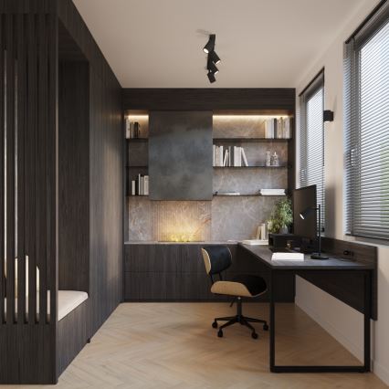 Lampă de masă KARBON 1xGU10/10W/230V negru