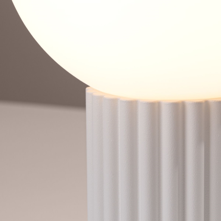 Lampă de masă HALO 1xG9/8W/230V d. 12 cm alb