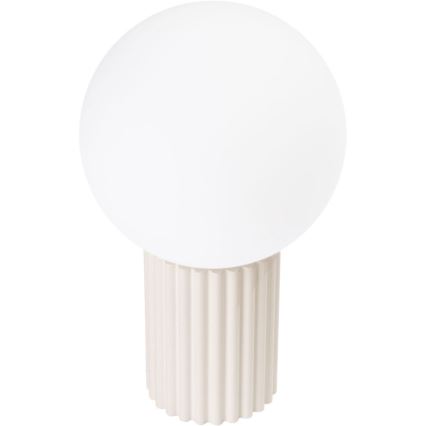 Lampă de masă HALO 1xG9/8W/230V d. 12 cm crem