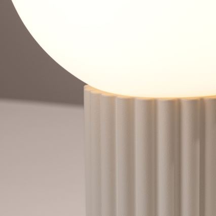 Lampă de masă HALO 1xG9/8W/230V d. 12 cm crem