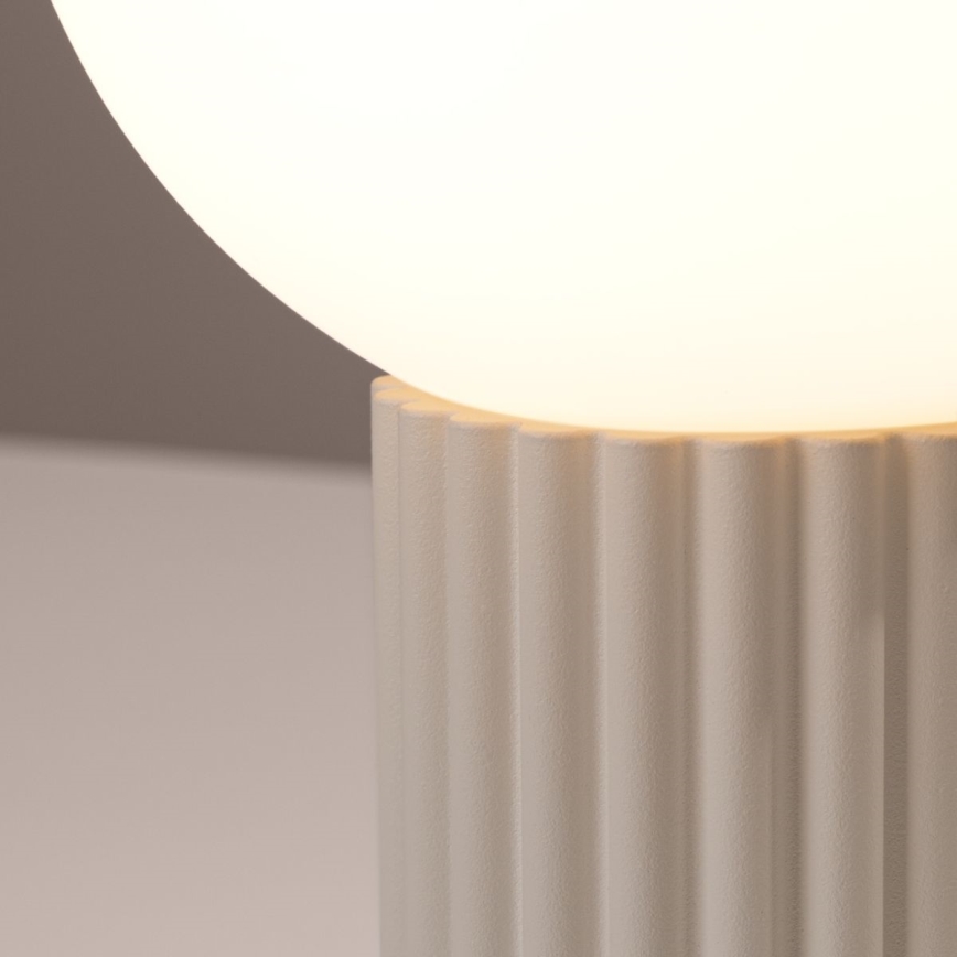 Lampă de masă HALO 1xG9/8W/230V d. 12 cm crem