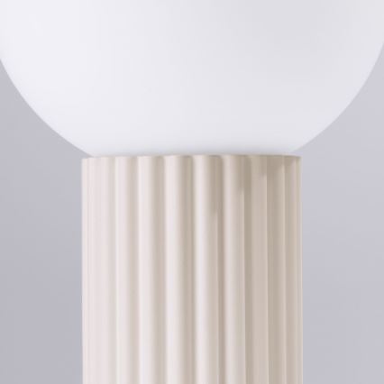 Lampă de masă HALO 1xG9/8W/230V d. 12 cm crem