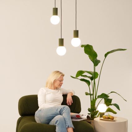 Lampă de masă HALO 1xG9/8W/230V d. 12 cm verde