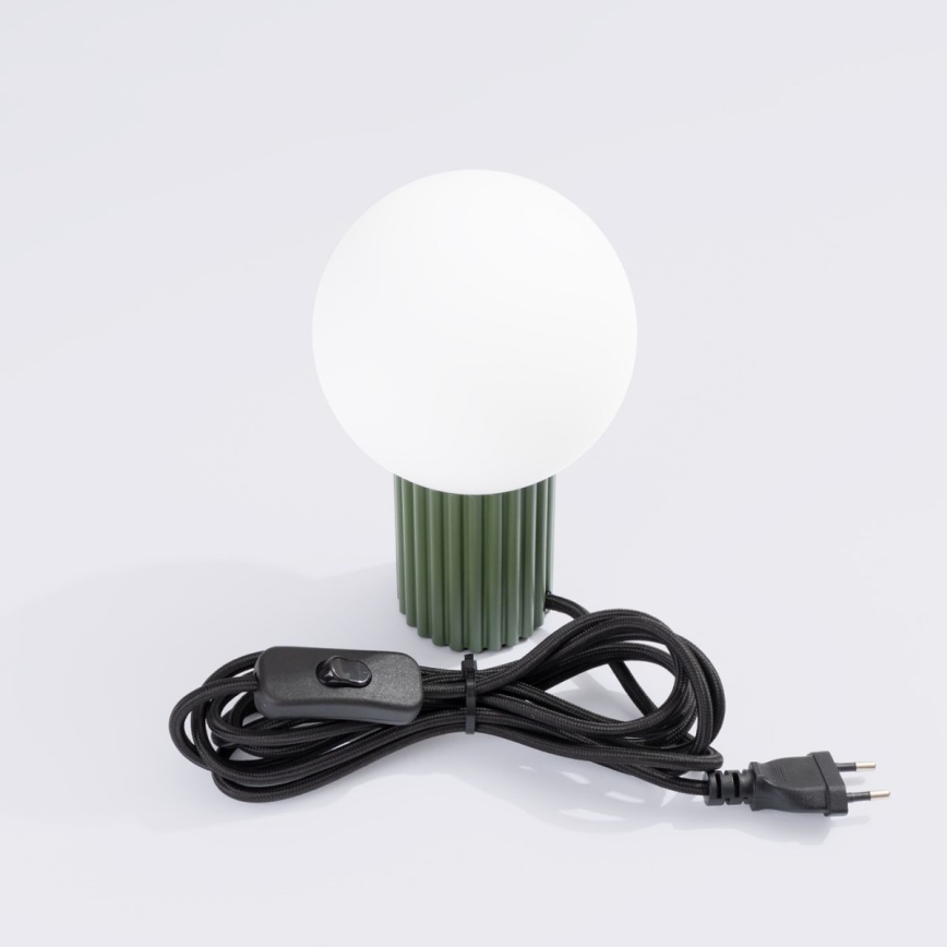 Lampă de masă HALO 1xG9/8W/230V d. 12 cm verde