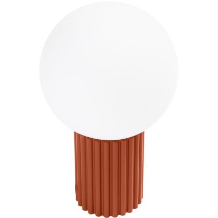 Lampă de masă HALO 1xG9/8W/230V d. 12 cm portocaliu