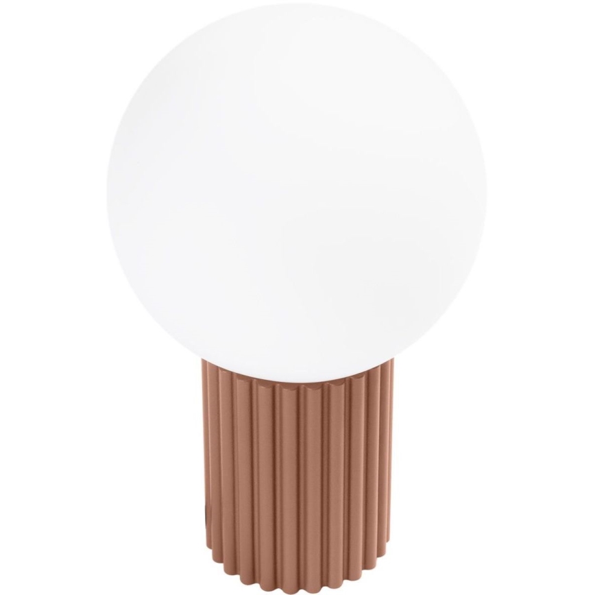 Lampă de masă HALO 1xG9/8W/230V d. 12 cm maro