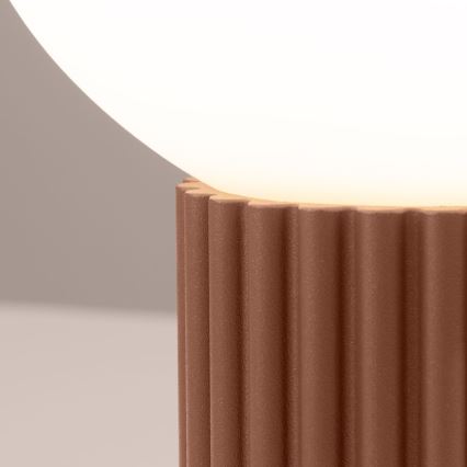 Lampă de masă HALO 1xG9/8W/230V d. 12 cm maro