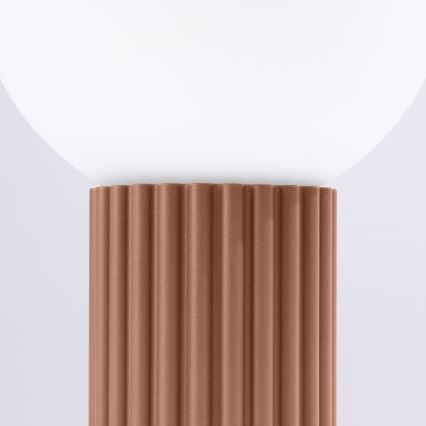 Lampă de masă HALO 1xG9/8W/230V d. 12 cm maro