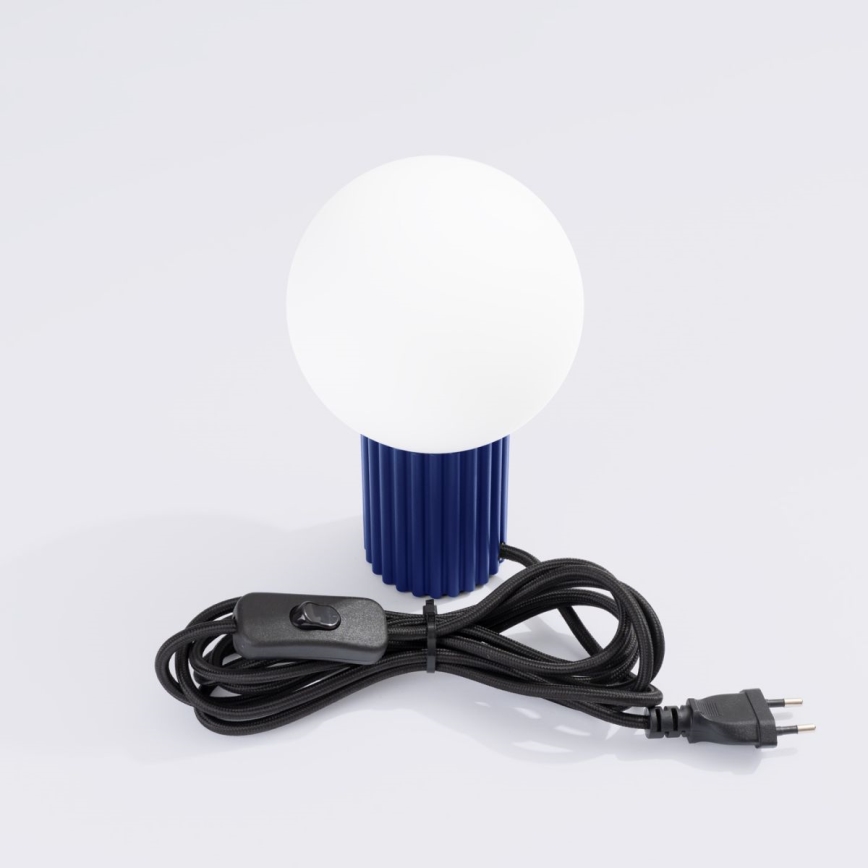 Lampă de masă HALO 1xG9/8W/230V d. 12 cm albastru