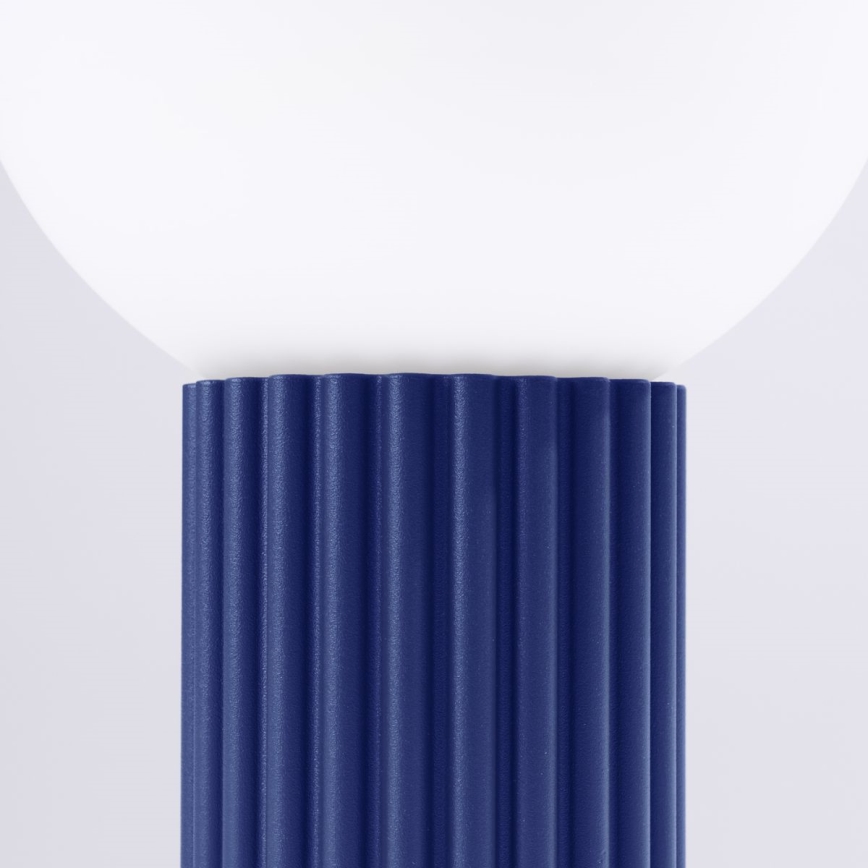 Lampă de masă HALO 1xG9/8W/230V d. 12 cm albastru