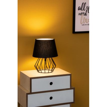 Lampă de masă Spot-Light MANGOO 1xE27/40W/230V negru