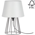 Lampă de masă Spot-Light MANGOO 1xE27/40W/230V gri/negru– certificat FSC