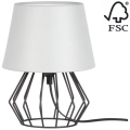Lampă de masă Spot-Light MANGOO 1xE27/40W/230V gri/negru– certificat FSC