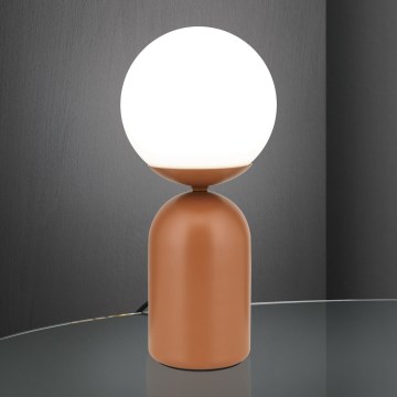 Lampă de masă STANLEY 1xE14/25W/230V ceramică/maro