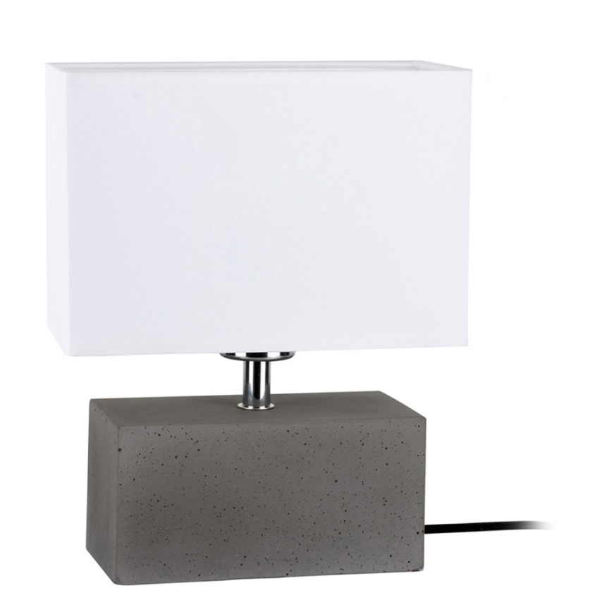 Lampă de masă STRONG DOUBLE 1xE27/25W/230V beton
