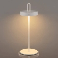 Lampă de masă tactilă LED dimmabilă, reîncărcabilă, pentru exterior, SHINE LED/1,5W/3,7V 3000 mAh IP44, albă