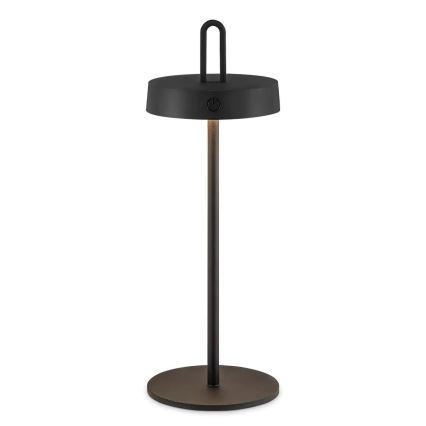 Lampă de masă LED reîncărcabilă, tactilă, cu intensitate luminoasă reglabilă pentru exterior SHINE LED/1,5W/3,7V 3000 mAh IP44 neagră