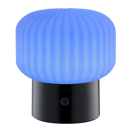 Brilliant - Lampă de masă de exterior SARASTRO LED RGBW reglabilă, reîncărcabilă, cu control tactil, 3W/5V, 2700K, 1800 mAh, IP44, albă