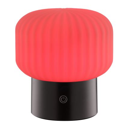 Brilliant - Lampă de masă de exterior SARASTRO LED RGBW reglabilă, reîncărcabilă, cu control tactil, 3W/5V, 2700K, 1800 mAh, IP44, albă