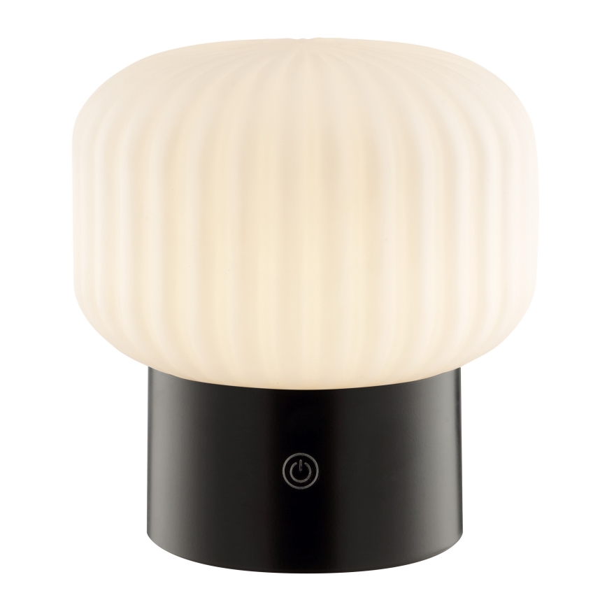 Brilliant - Lampă de masă de exterior SARASTRO LED RGBW reglabilă, reîncărcabilă, cu control tactil, 3W/5V, 2700K, 1800 mAh, IP44, albă