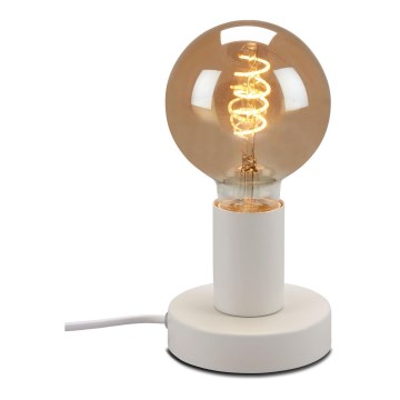 Lampă de masă TEEPU 1xE27/10W/230V alb Briloner 7023-016