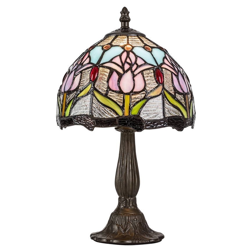Lampă de masă Tiffany din vitralii LORAS 1xE14/40W/230V - Brilagi
