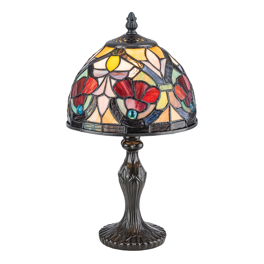 Quoizel - Lampă de masă Tiffany LARISSA, 1xE14/40W/230V, diametru 20 cm