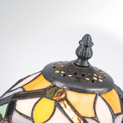 Quoizel - Lampă de masă Tiffany LARISSA, 1xE14/40W/230V, diametru 20 cm