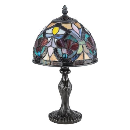 Quoizel - Lampă de masă Tiffany LARISSA, 1xE14/40W/230V, diametru 20 cm