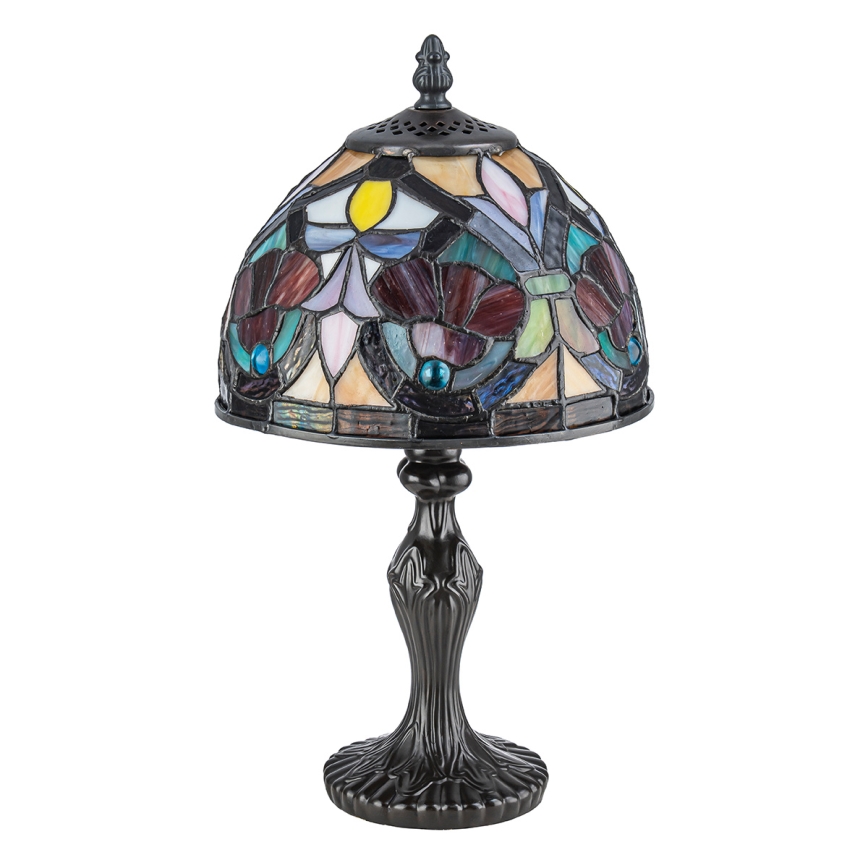 Quoizel - Lampă de masă Tiffany LARISSA, 1xE14/40W/230V, diametru 20 cm