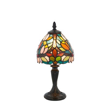 Lampă de masă Tiffany SYLVETTE Endon 64331, 1xE14/40W/230V, Ø 15 cm