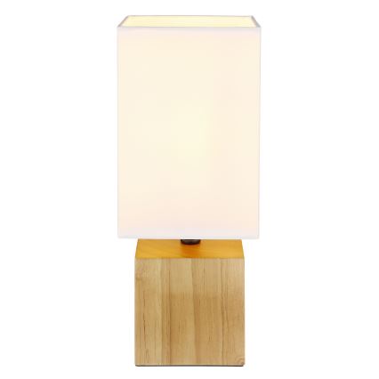 Lampă de masă 1xE27/7W/230V alb/maro Globo