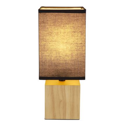 Lampă de masă 1xE27/7W/230V negru/maro Globo