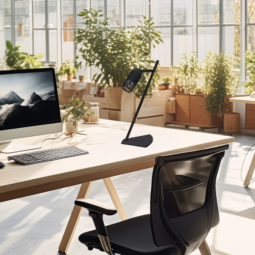 Lampă de masă VERTICAL 1xGU10/8W/230V negru