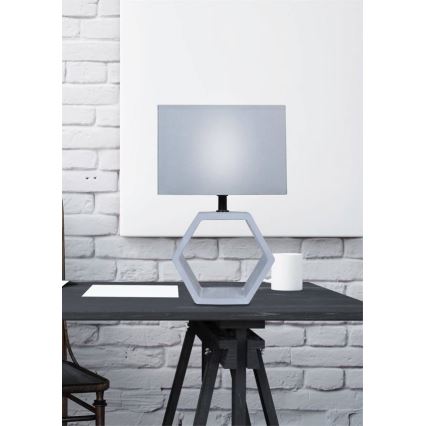 Lampă de masă VIDAL 1xE27/40W/230V gri
