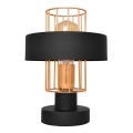 Lampă de masă VOLTA 1xE27/15W/230V neagră/aurie