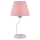 Lampă de masă YORK 1xE14/60W/230V roz/albă
