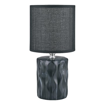 Lampă de masă Zuma Line 1xE14/40W/230V negru/decor marmorat
