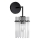 Lampă de perete 1xE27/60W/230V negru/transparent