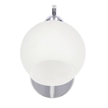 Lampă de perete AMOS 1xE27/40W/230V crom lucios