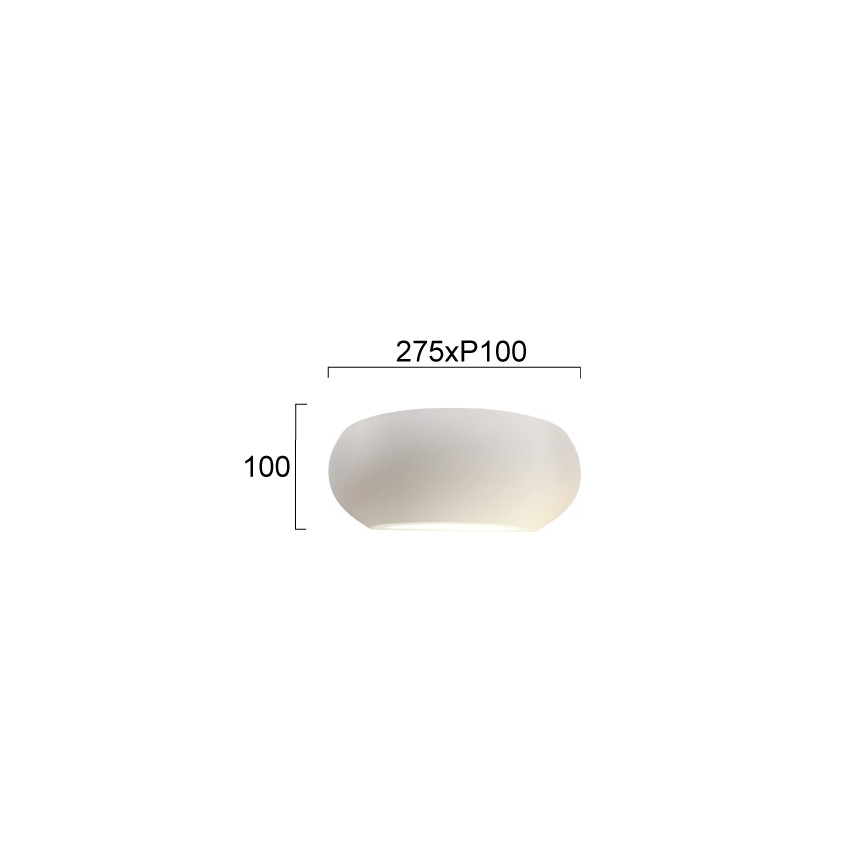 Lampă de perete ANITA 1xE27/20W/230V albă