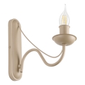 Lampă de perete ANTON 1xE14/60W/230V bej