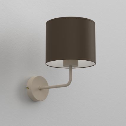 Lampă de perete ARDEN, 1 x E27, 15 W, 230 V, bej/maro
