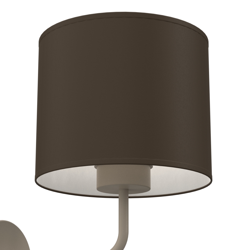 Lampă de perete ARDEN, 1 x E27, 15 W, 230 V, bej/maro