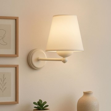 Lampă de perete ASPARAGUS 1xE27/40W/230V albă