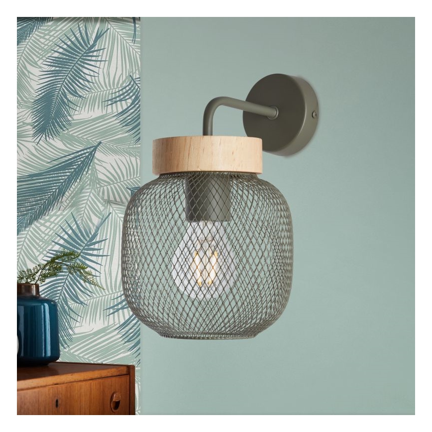 Lampă de perete Brilliant GIADA 1xE27/40W/230V verde