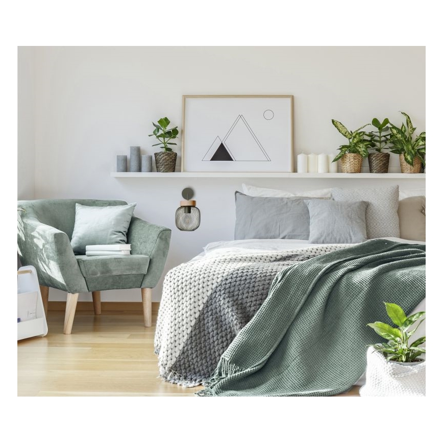 Lampă de perete Brilliant GIADA 1xE27/40W/230V verde