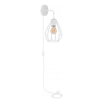 Lampă de perete BRYLANT 1xE27/60W/230V albă